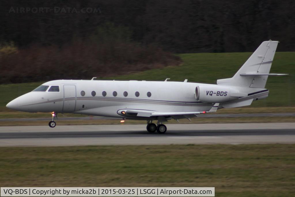 VQ-BDS, Israel Aerospace Industries Gulfstream 200 C/N 220, Landing