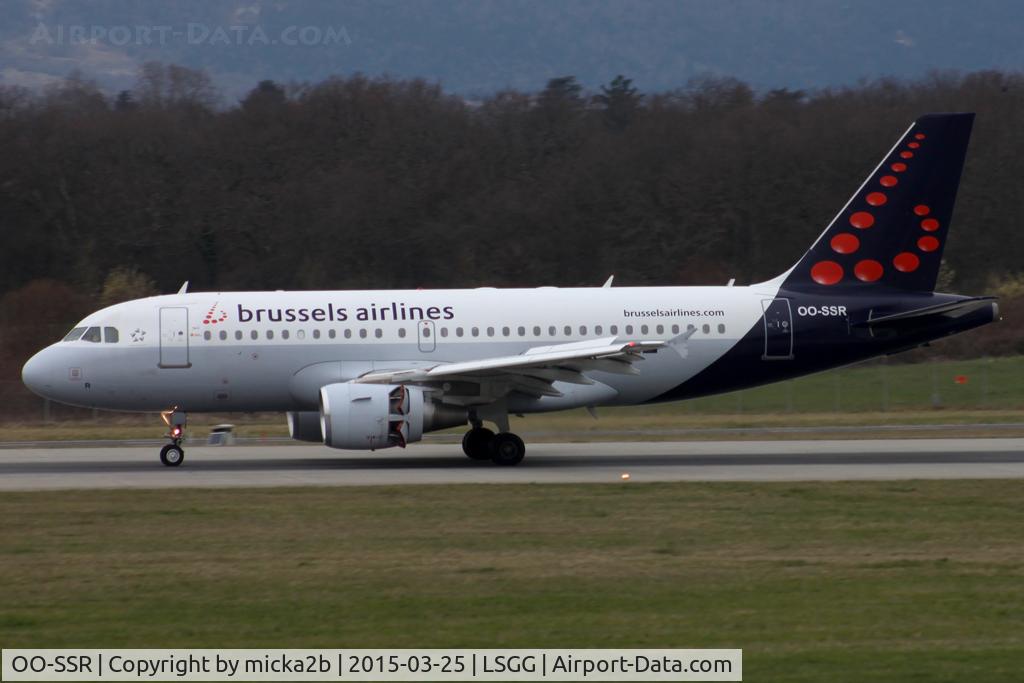 OO-SSR, 2010 Airbus A319-112 C/N 4275, Landing