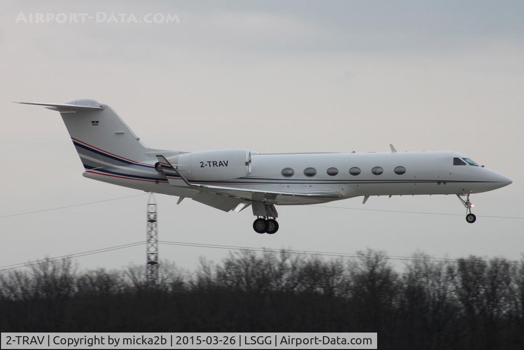 2-TRAV, 1993 Gulfstream Aerospace Gulfstream IV C/N 1224, Landing