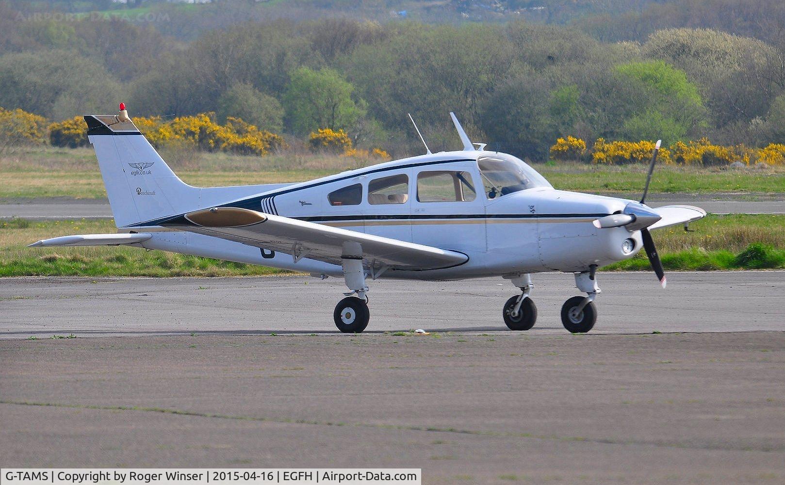 G-TAMS, 1967 Beech A23-24 Musketeer Super III C/N MA-190, Visiting Musketeer Super III operated by Blackbushe Flying Club.