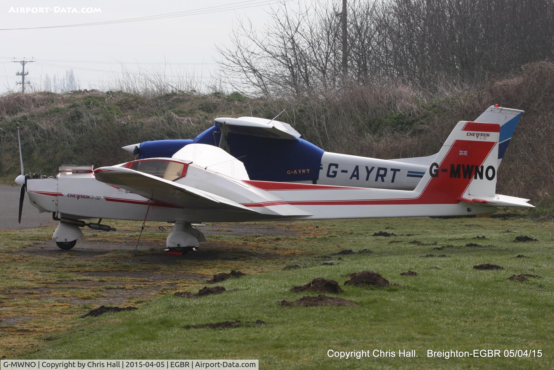 G-MWNO, 1990 AMF Chevvron 2-32C C/N 025, at the Easter Homebuilt Aircraft Fly-in