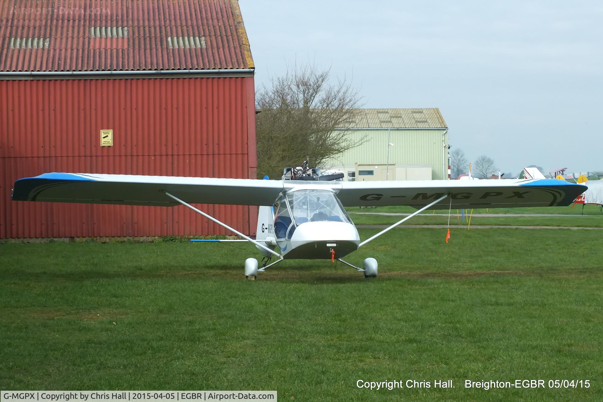G-MGPX, 2010 Kolb Twinstar Mk III Xtra C/N PFA 205-14701, at the Easter Homebuilt Aircraft Fly-in