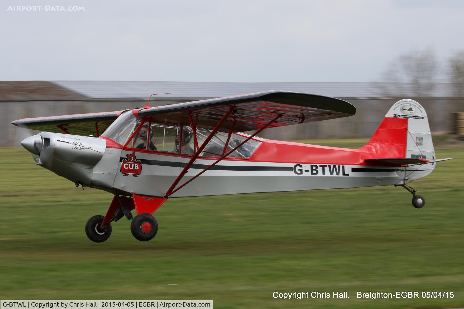 G-BTWL, 1992 Wag-Aero Sport Trainer C/N PFA 108-10893, at the Easter Homebuilt Aircraft Fly-in
