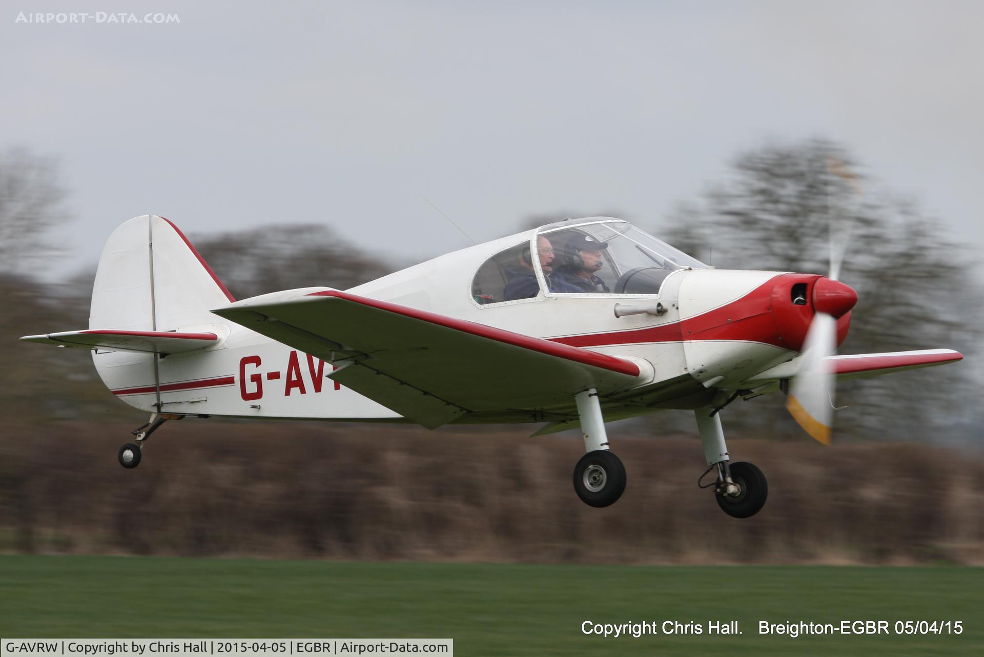 G-AVRW, 1968 Gardan GY-20 Minicab C/N PFA 1800, at the Easter Homebuilt Aircraft Fly-in