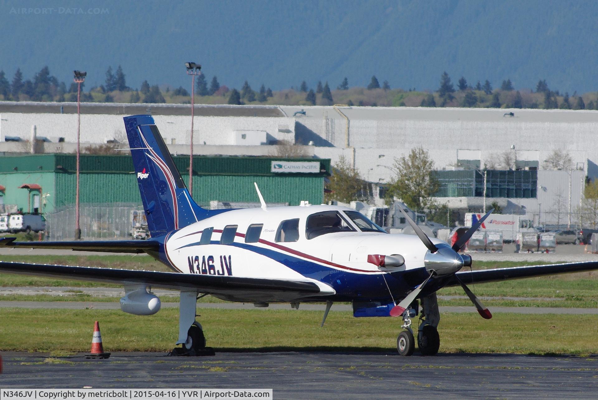 N346JV, Piper PA-46-500TP C/N 4697477, seen at YVR