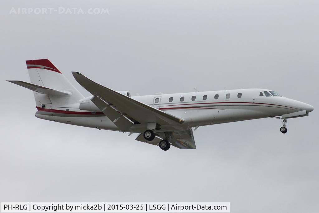 PH-RLG, 2013 Cessna 680 Citation Sovereign C/N 680-0531, Landing