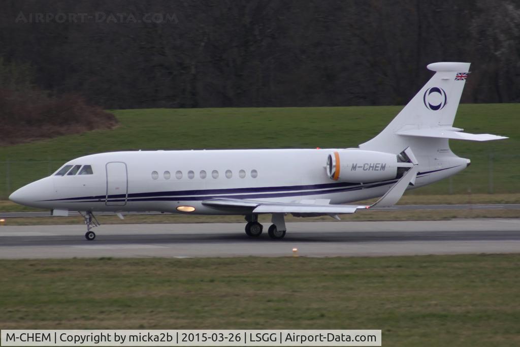 M-CHEM, 2007 Dassault Falcon 2000EX C/N 128, Landing