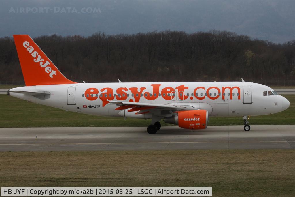 HB-JYF, 2011 Airbus A319-111 C/N 4778, Taxiing