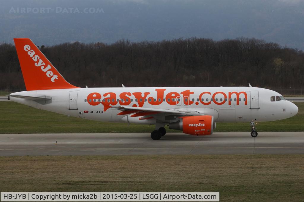 HB-JYB, 2011 Airbus A319-111 C/N 4837, Taxiing