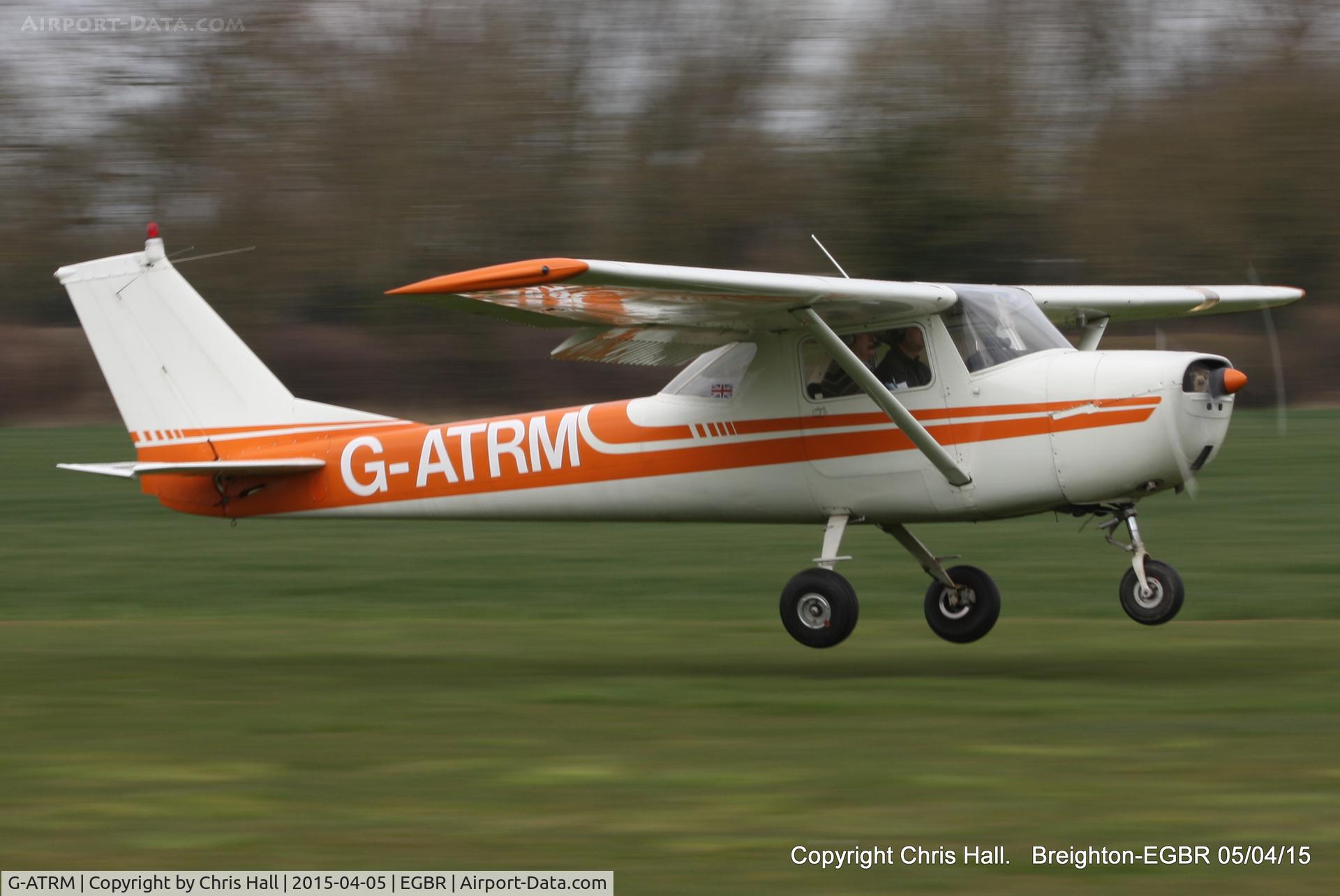 G-ATRM, 1966 Reims Cessna F150F C/N 0053, at the Easter Homebuilt Aircraft Fly-in