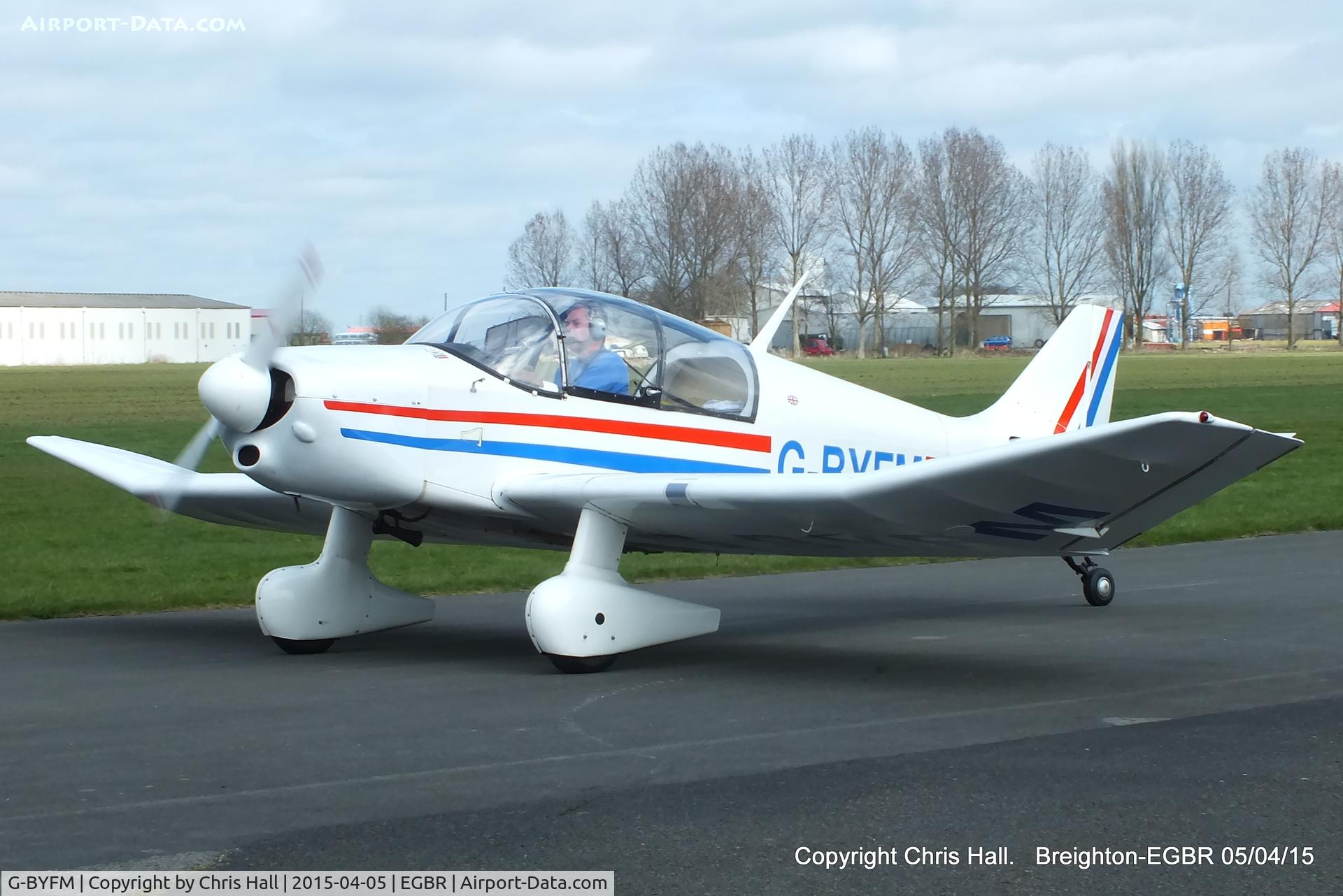 G-BYFM, 2000 Jodel DR-1050 M1 Excellence Replica C/N PFA 304-13237, at the Easter Homebuilt Aircraft Fly-in