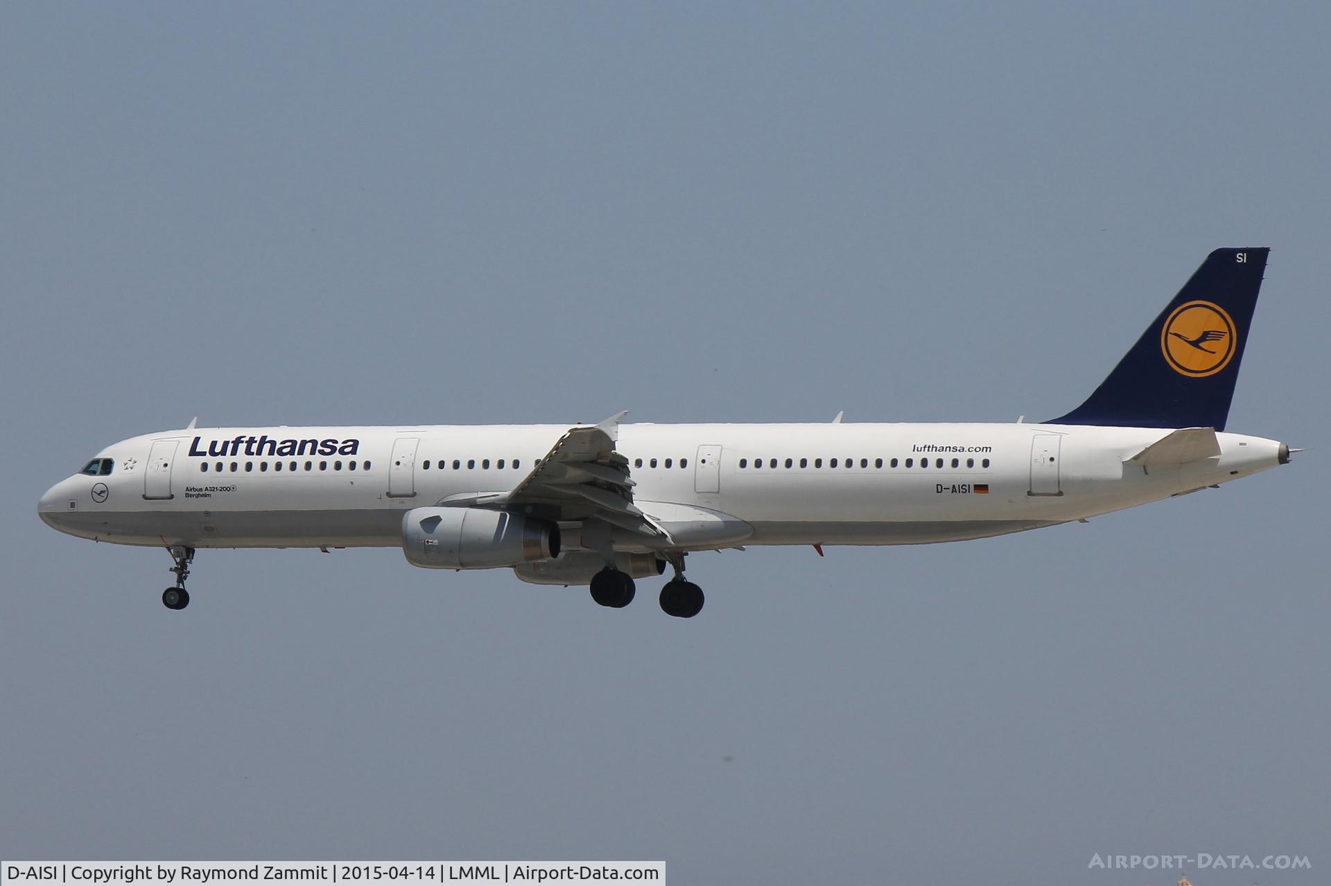 D-AISI, 2007 Airbus A321-231 C/N 3339, A321 D-AISI Lufthansa