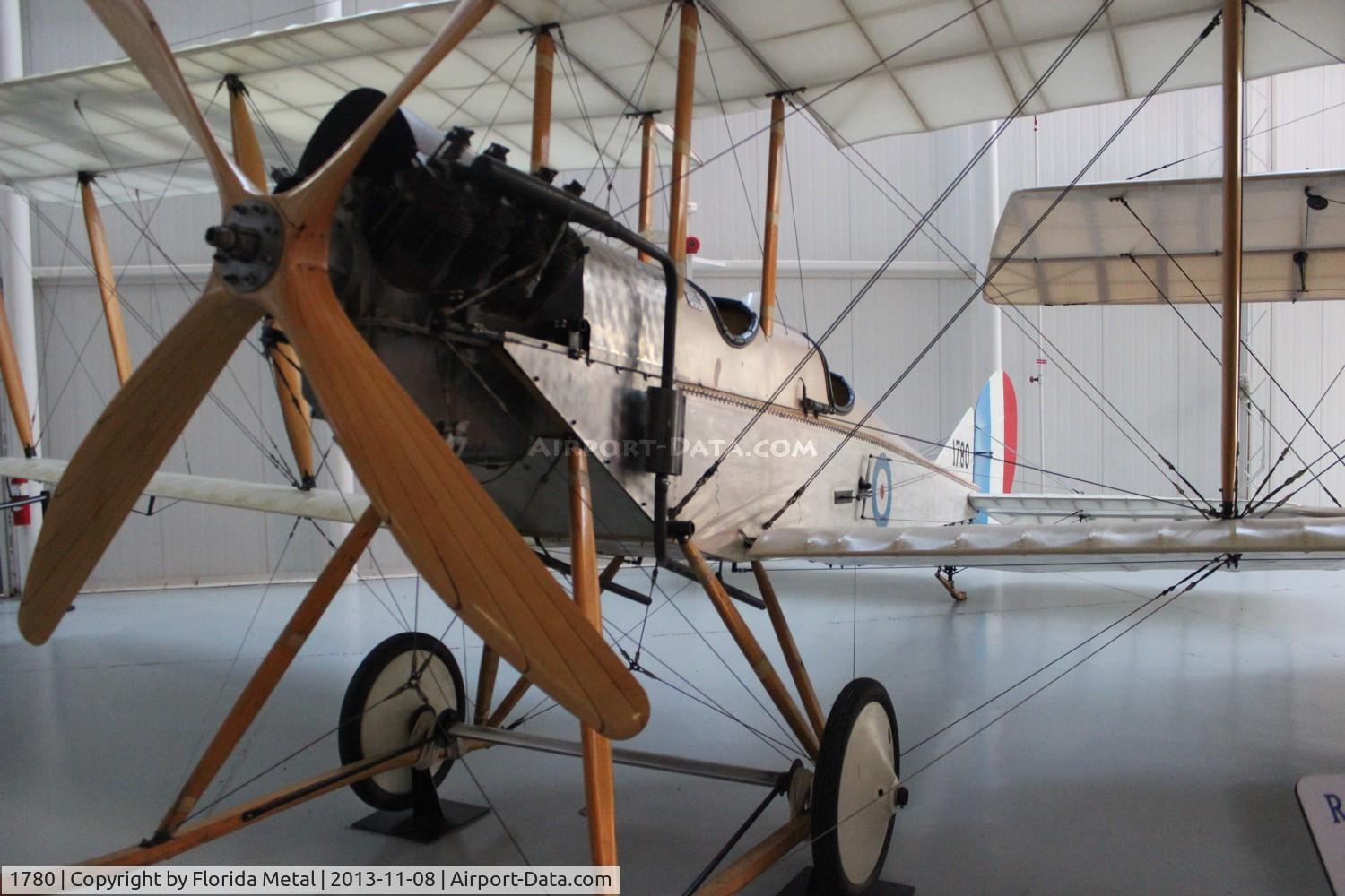 1780, 1916 Royal Aircraft Factory B.E.2c C/N Not found 1780, Royal Aircraft Factory BE-2 at Army Aviation Museum