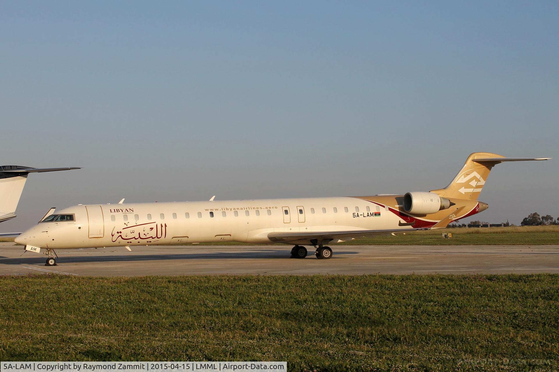 5A-LAM, 2010 Bombardier CRJ-900ER (CL-600-2D24) C/N 15257, Canadair CL-600 CRJ-900 5A-LAM Libyan Airlines