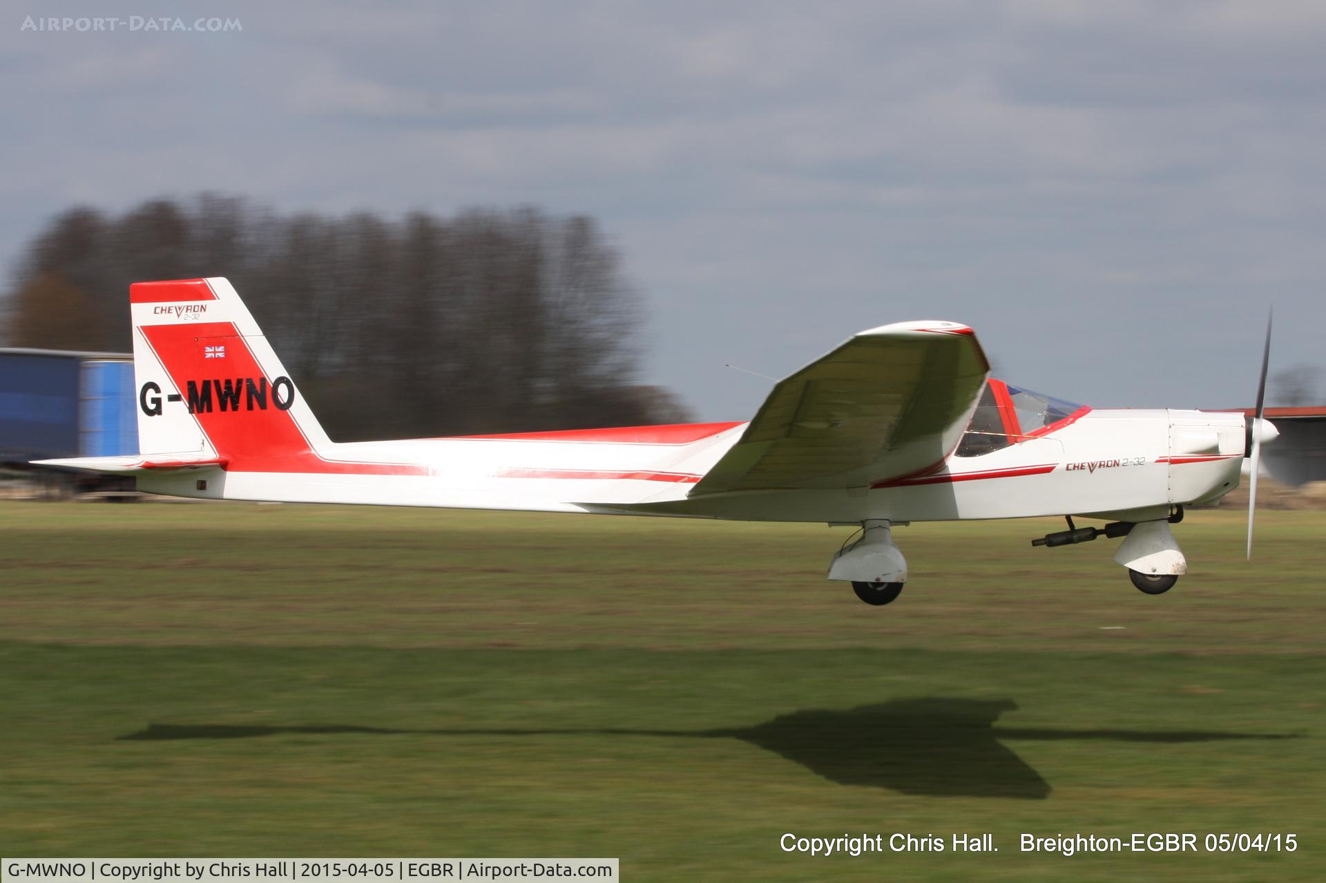 G-MWNO, 1990 AMF Chevvron 2-32C C/N 025, at the Easter Homebuilt Aircraft Fly-in