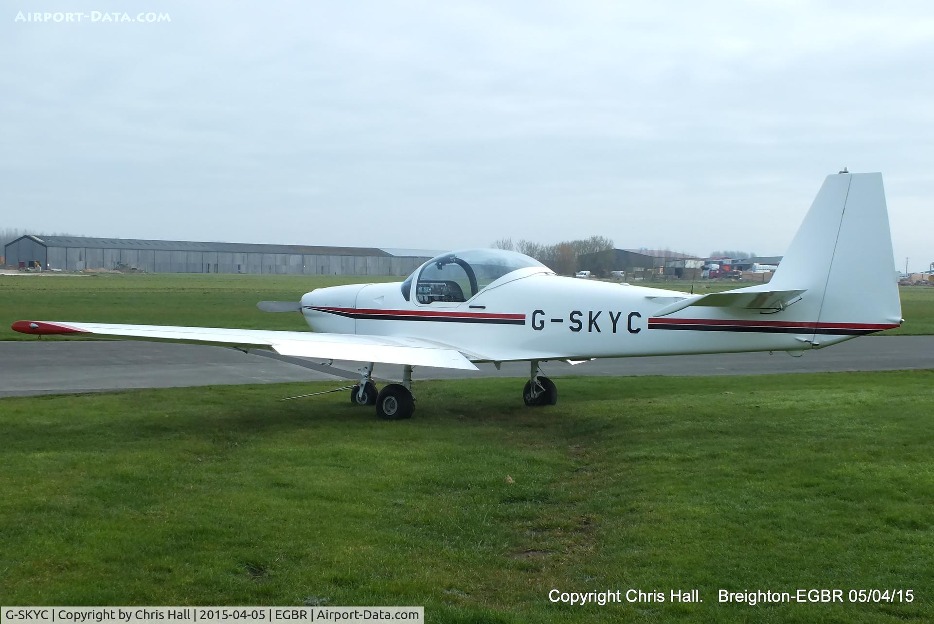G-SKYC, 1984 Slingsby T-67M Firefly C/N 2009, at the Easter Homebuilt Aircraft Fly-in