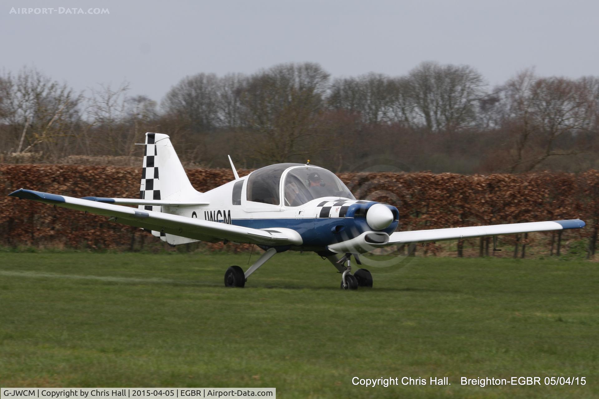 G-JWCM, 1980 Scottish Aviation Bulldog Series 120 Model 1210 C/N BH120/408, at the Easter Homebuilt Aircraft Fly-in