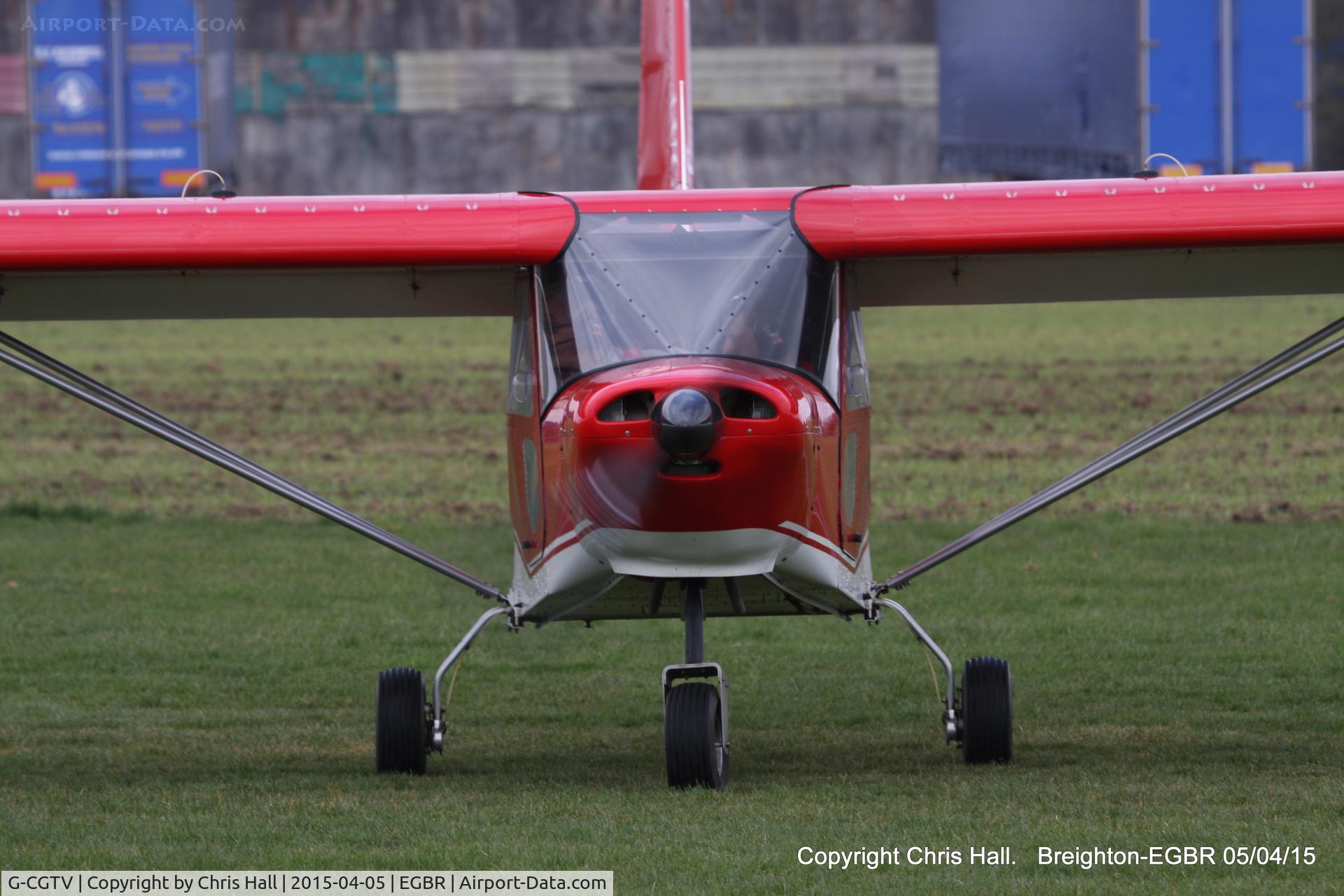 G-CGTV, 2011 ICP MXP-740 Savannah VG Jabiru(1) C/N BMAA/HB/609, at the Easter Homebuilt Aircraft Fly-in