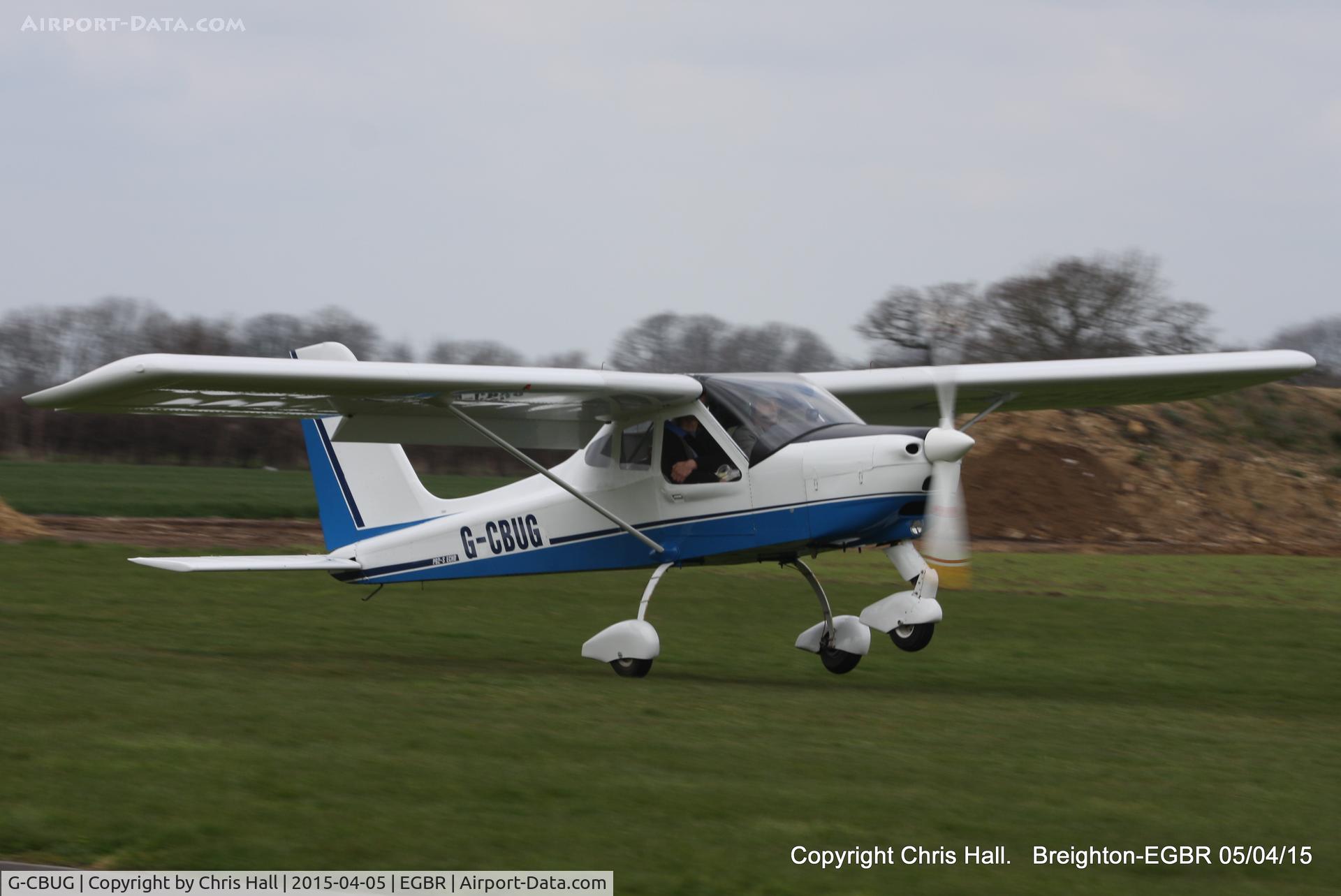 G-CBUG, 2002 Tecnam P-92EM Echo C/N PFA 318-13662, at the Easter Homebuilt Aircraft Fly-in
