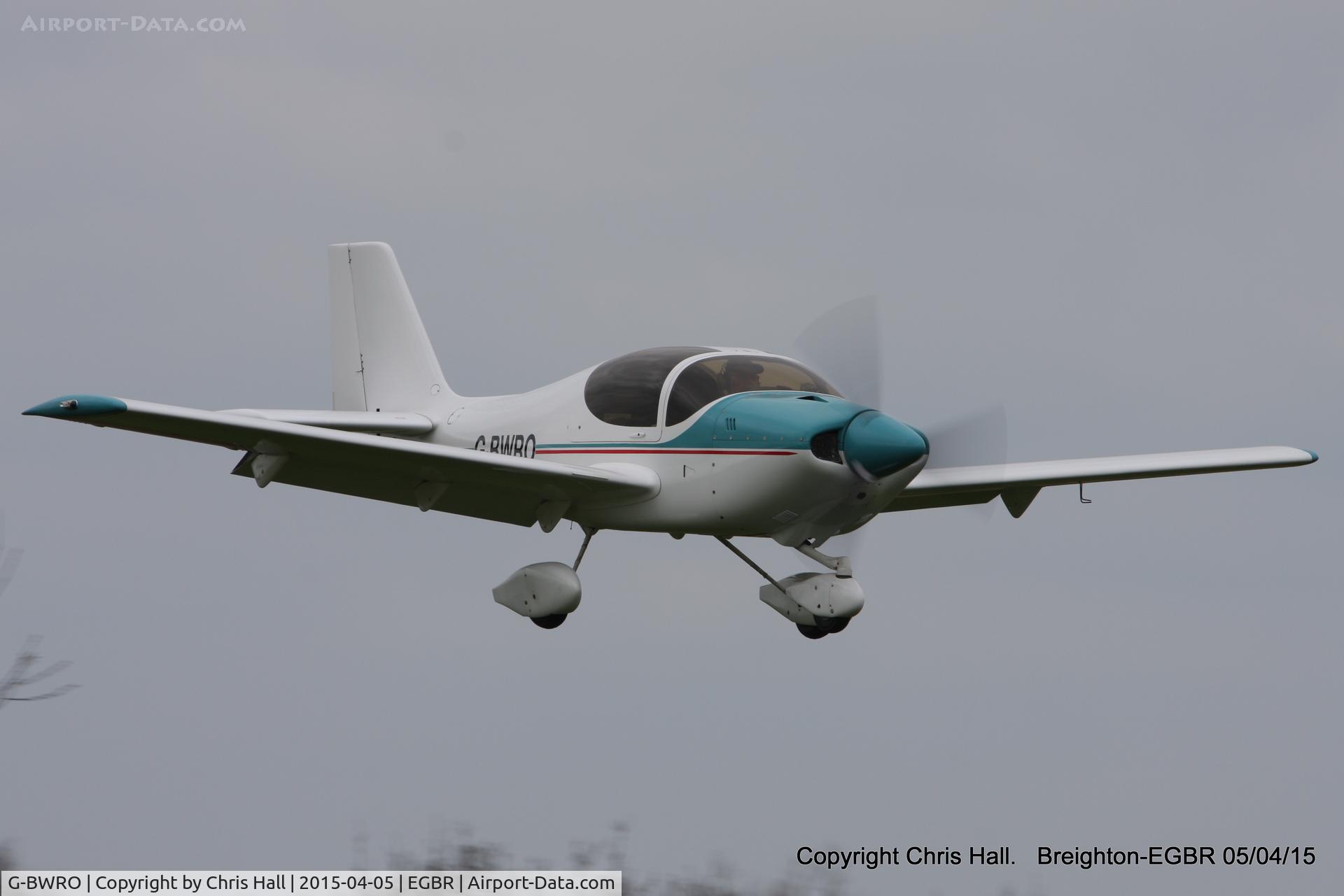 G-BWRO, 1997 Europa Tri-Gear C/N PFA 247-12849, at the Easter Homebuilt Aircraft Fly-in