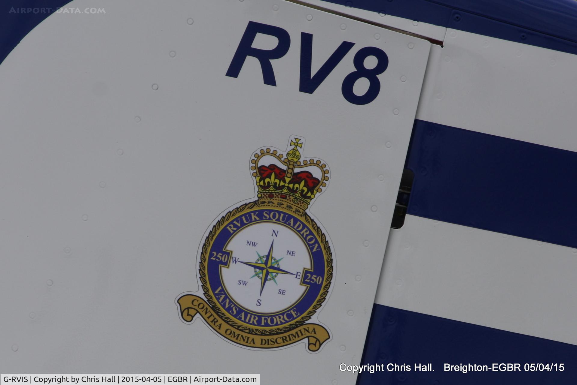 G-RVIS, 2003 Vans RV-8 C/N PFA 303-14031, 