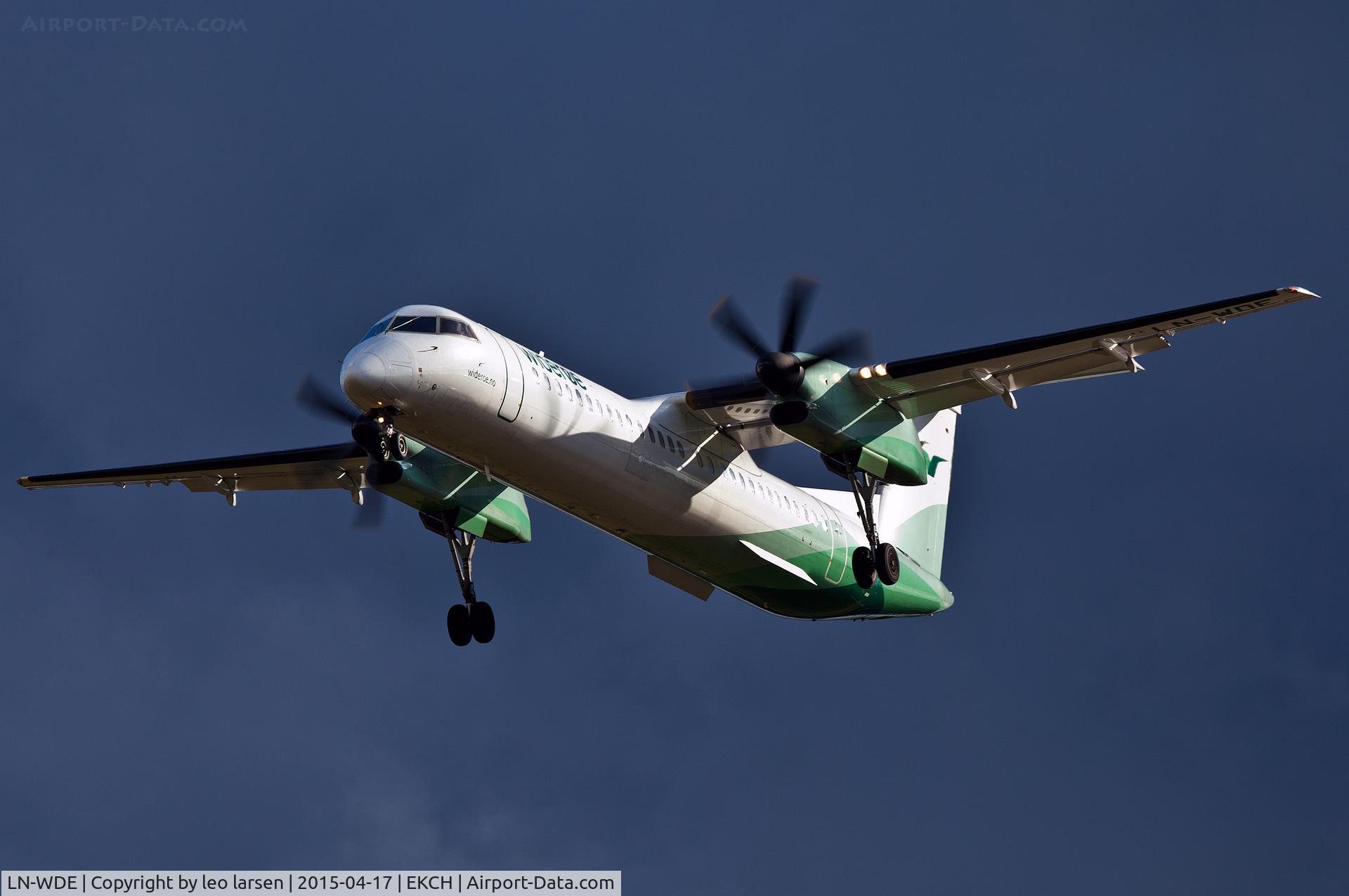 LN-WDE, 2007 De Havilland Canada DHC-8-402Q Dash 8 C/N 4183, Copenhagen Kastrup 17.4.15