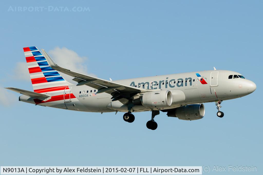 N9013A, 2013 Airbus A319-115 C/N 5827, Ft. Lauderdale