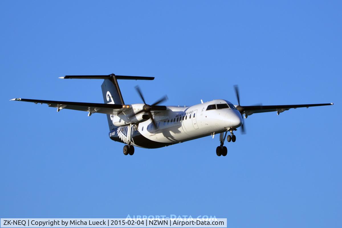 ZK-NEQ, 2007 De Havilland Canada DHC-8-311 Dash 8 C/N 636, At Wellington