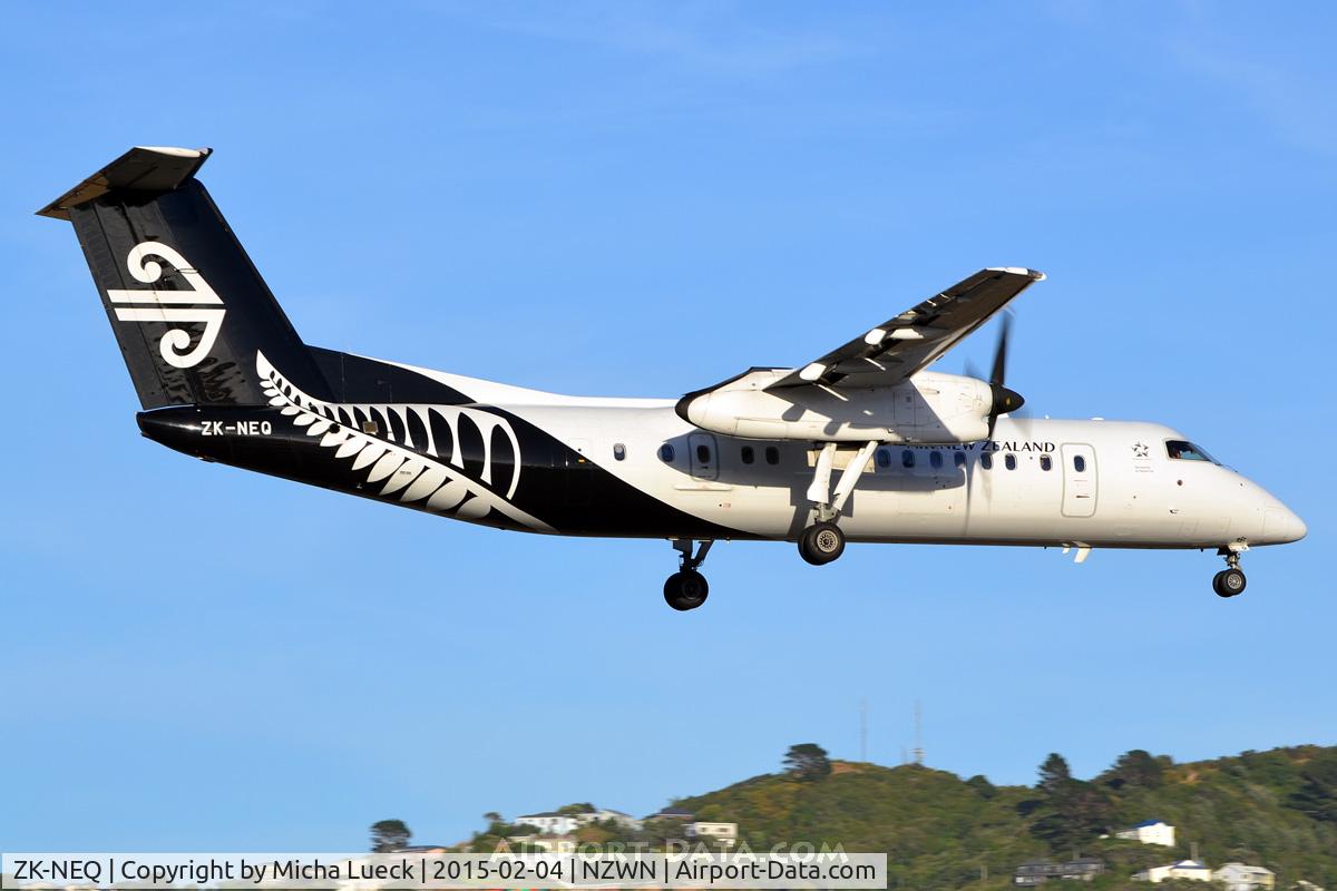 ZK-NEQ, 2007 De Havilland Canada DHC-8-311 Dash 8 C/N 636, At Wellington