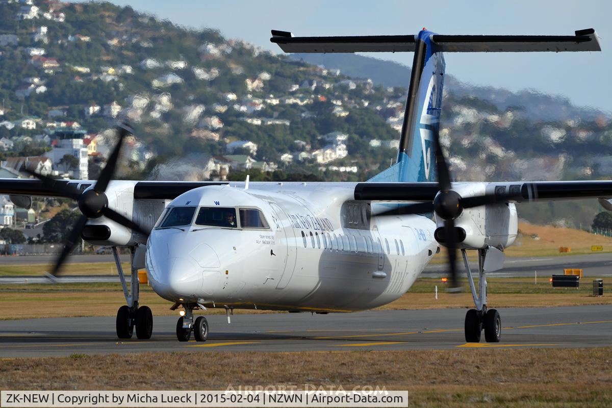 ZK-NEW, 2007 De Havilland Canada DHC-8-311Q Dash 8 C/N 648, At Wellington