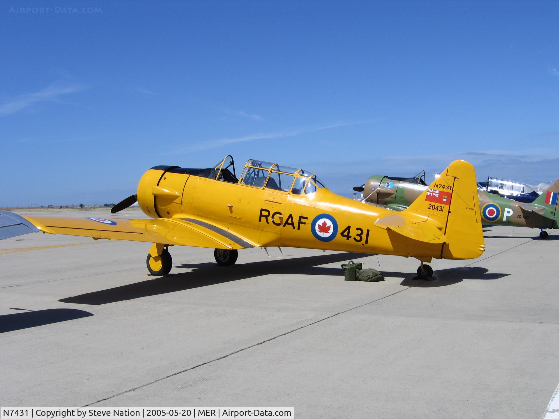 N7431, 1952 Canadian Car & Foundry Harvard MK IV C/N CCF4 222, Painted as RCAF 431 #20431