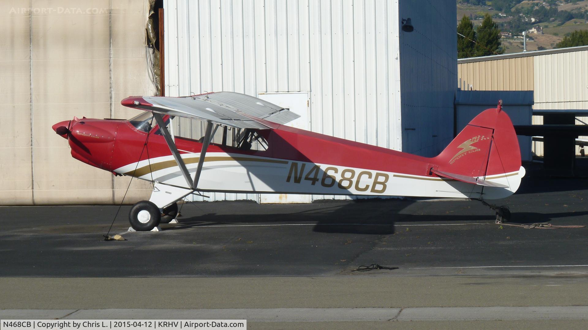 N468CB, 2007 Cub Crafters CC11-100 Sport Cub C/N CC11-00017, A local 2007 Sport Cub getting some work done at Victory Aero.