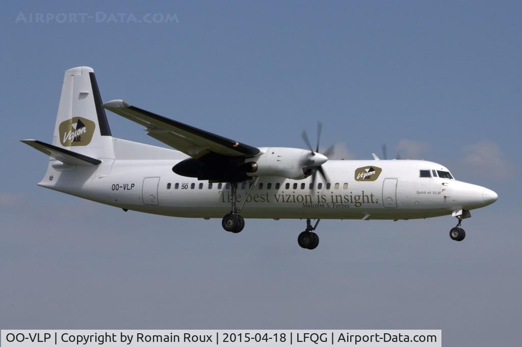OO-VLP, 1991 Fokker 50 C/N 20209, From Rotterdam