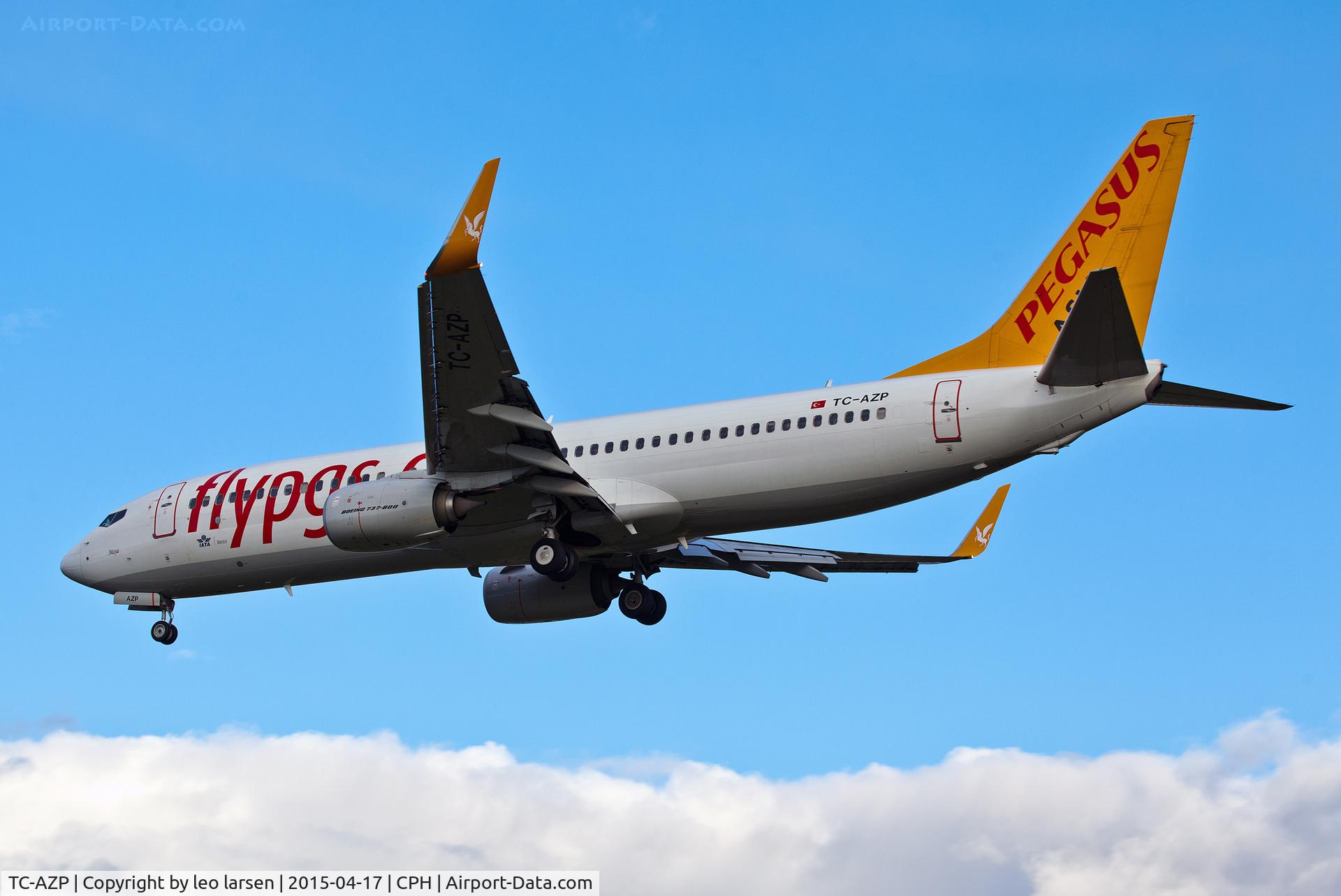 TC-AZP, 2012 Boeing 737-82R C/N 38176, Copenhagen Kastrup 17.4.15