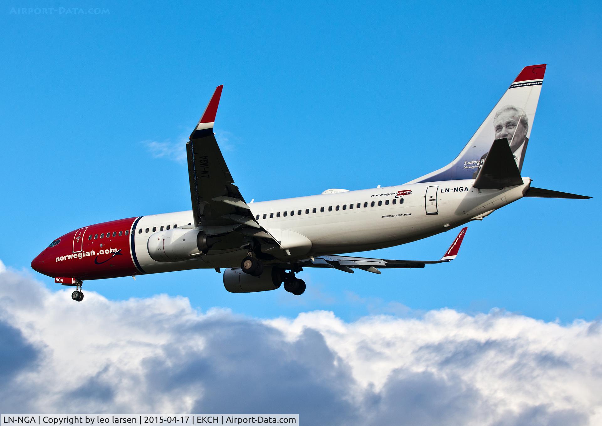 LN-NGA, 2012 Boeing 737-8JP C/N 39014, Copenhagen Kastrup 17.4.15