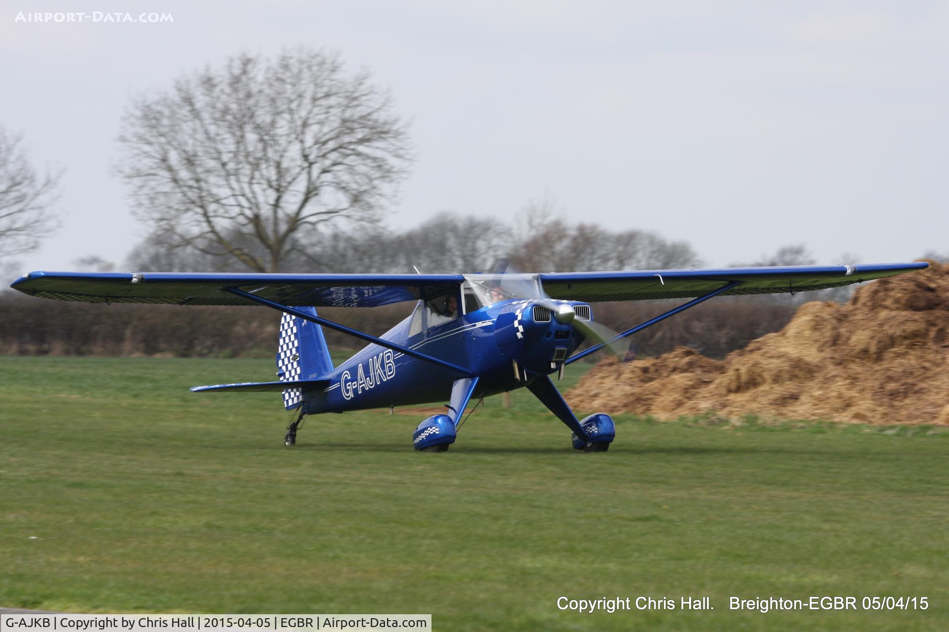 G-AJKB, 1946 Luscombe 8E Silvaire C/N 3058, at the Easter Homebuilt Aircraft Fly-in