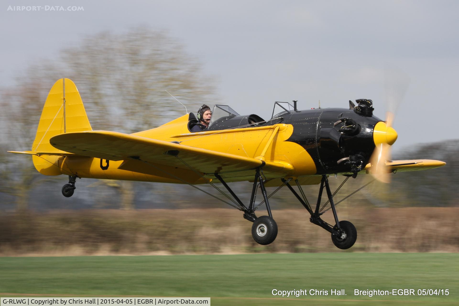 G-RLWG, 1942 Ryan PT-22 Recruit (ST3KR) C/N 1716, at the Easter Homebuilt Aircraft Fly-in