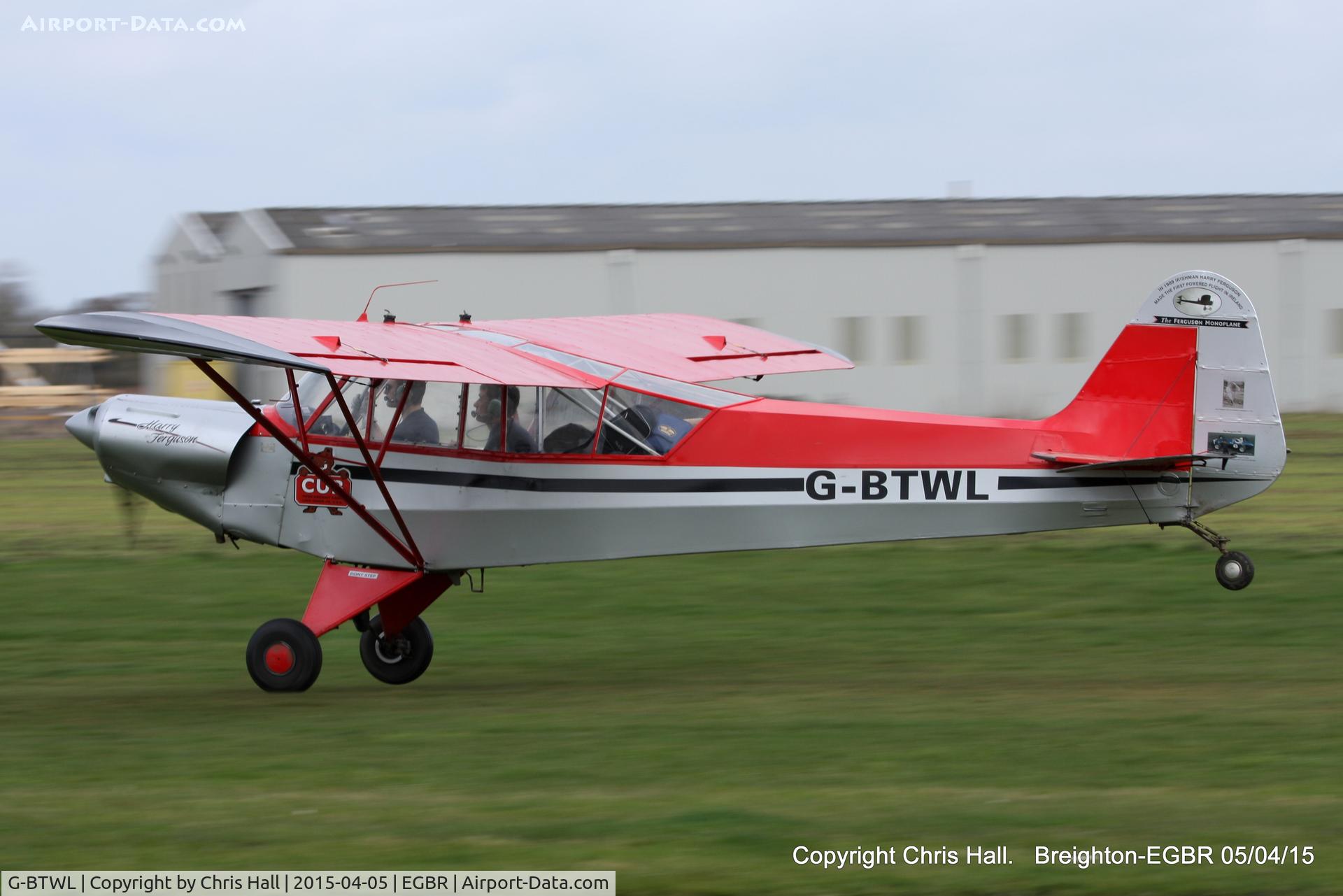 G-BTWL, 1992 Wag-Aero Sport Trainer C/N PFA 108-10893, at the Easter Homebuilt Aircraft Fly-in