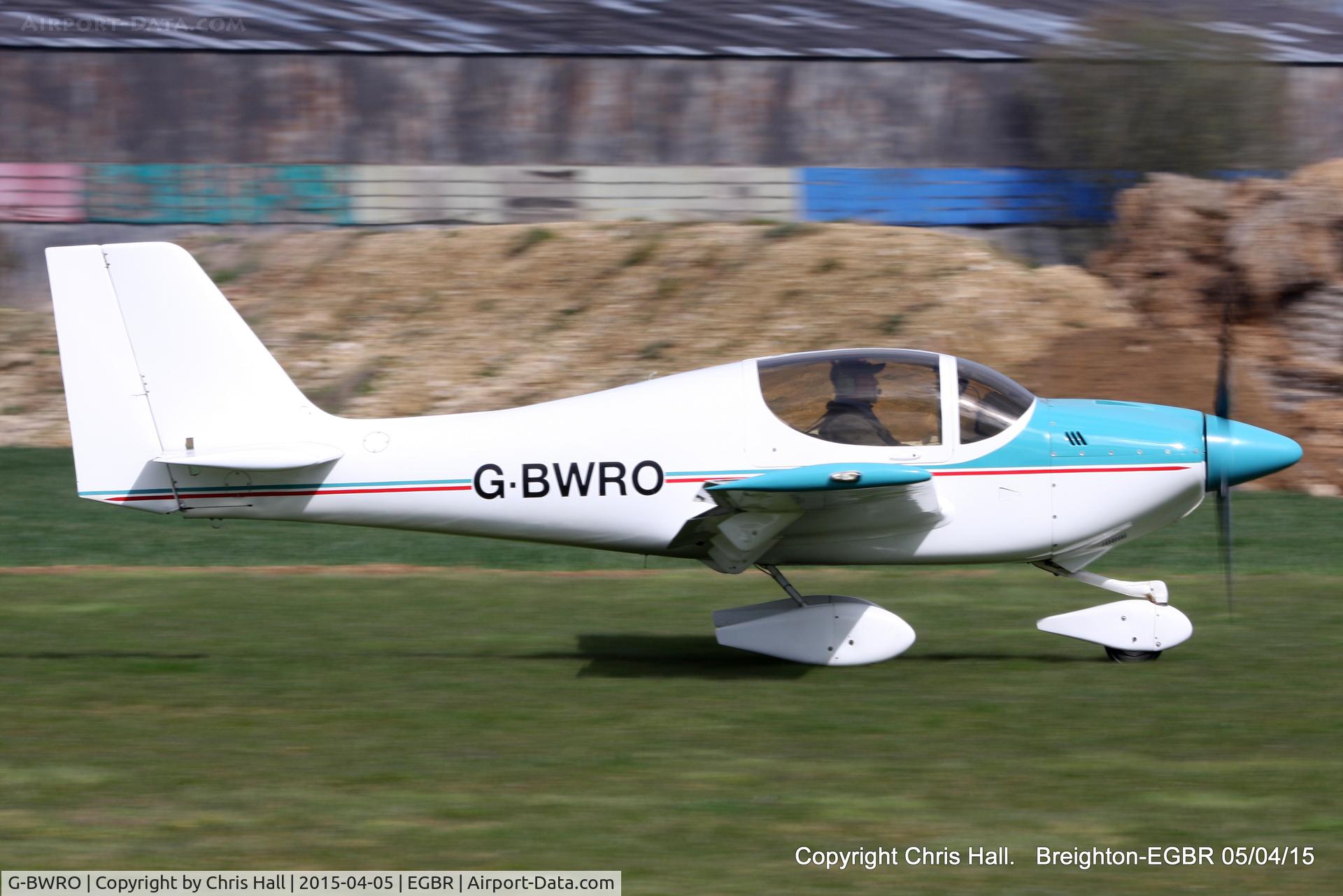 G-BWRO, 1997 Europa Tri-Gear C/N PFA 247-12849, at the Easter Homebuilt Aircraft Fly-in