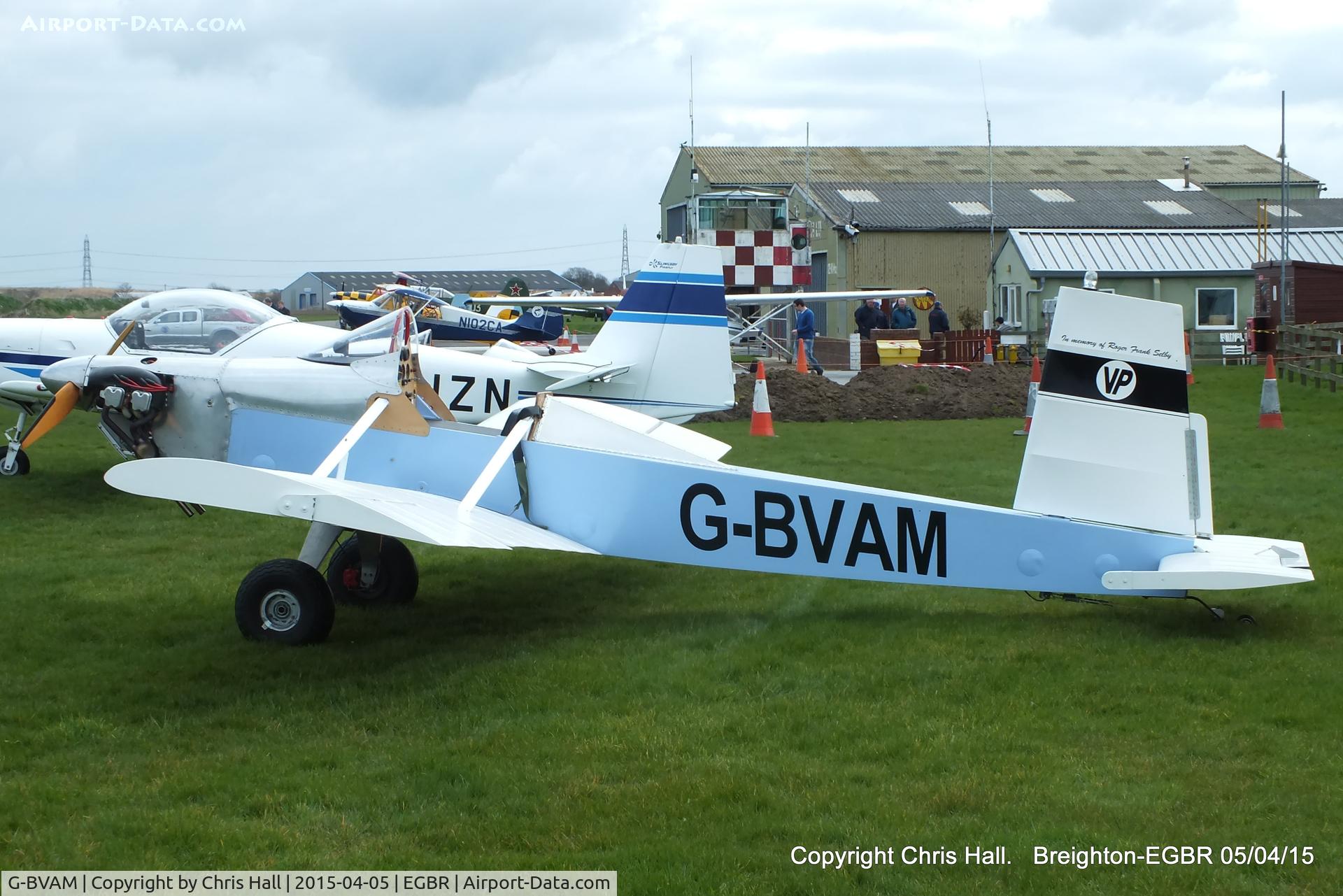 G-BVAM, 1993 Evans VP-1 Volksplane C/N PFA 062-12132, at the Easter Homebuilt Aircraft Fly-in