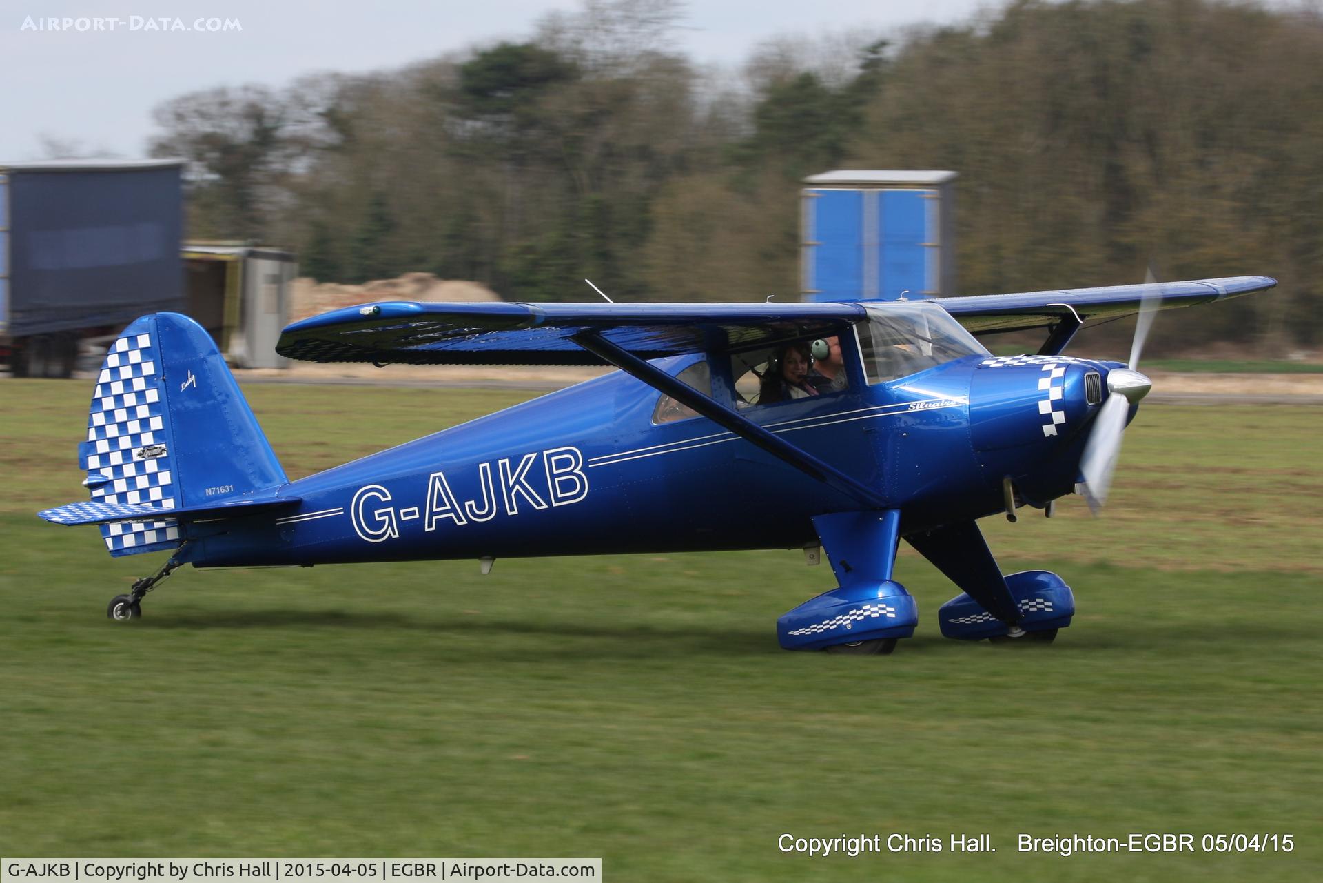 G-AJKB, 1946 Luscombe 8E Silvaire C/N 3058, at the Easter Homebuilt Aircraft Fly-in
