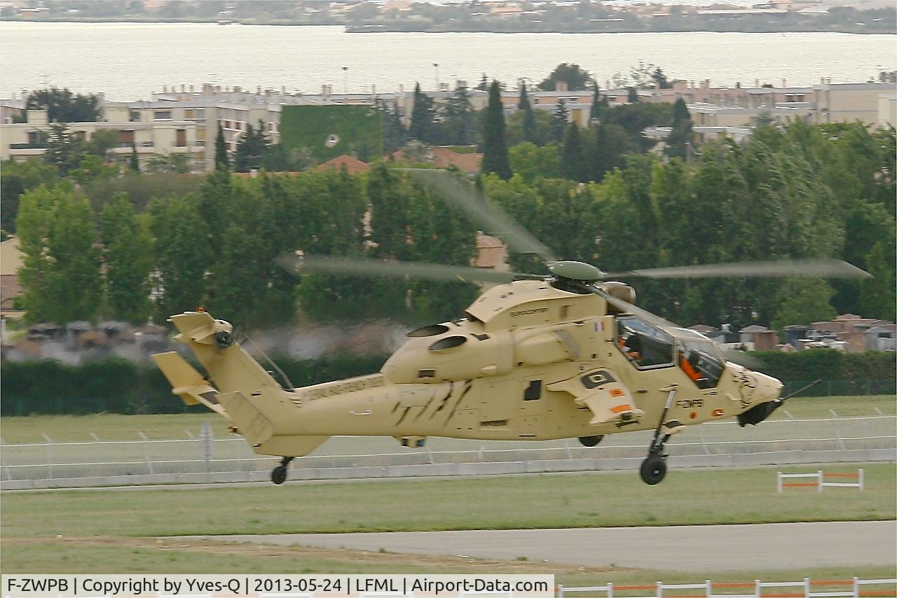 F-ZWPB, 2012 Eurocopter EC-665 Tiger HAD C/N 6001, Eurocopter EC-665 HAD Tigre, On final rwy 31R, Marseille-Provence Airport (LFML-MRS)