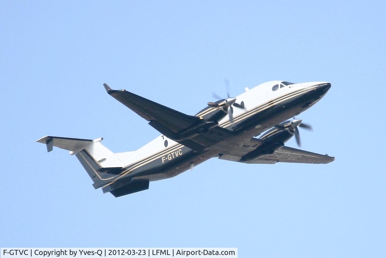 F-GTVC, 1998 Beech 1900D C/N UE-349, Beech 1900D, Take-off rwy 13L, Marseille-Provence Airport (LFML-MRS)