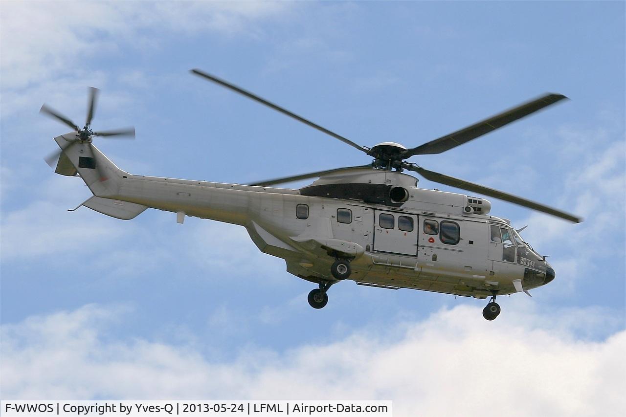 F-WWOS, 2012 Eurocopter EC-225 C/N not found, Eurocopter EC-225 for Georgian Government , Short approach rwy 31R, Marseille-Provence Airport (LFML-MRS)