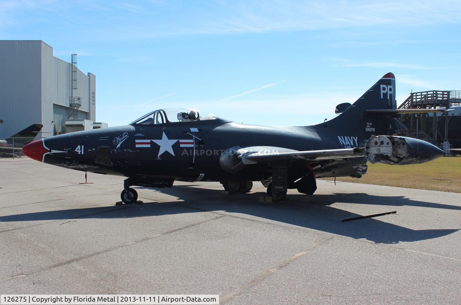 126275, 1950 Grumman F9F-5P Panther C/N Not found 126275, F9F-5 Panther at Battleship Alabama