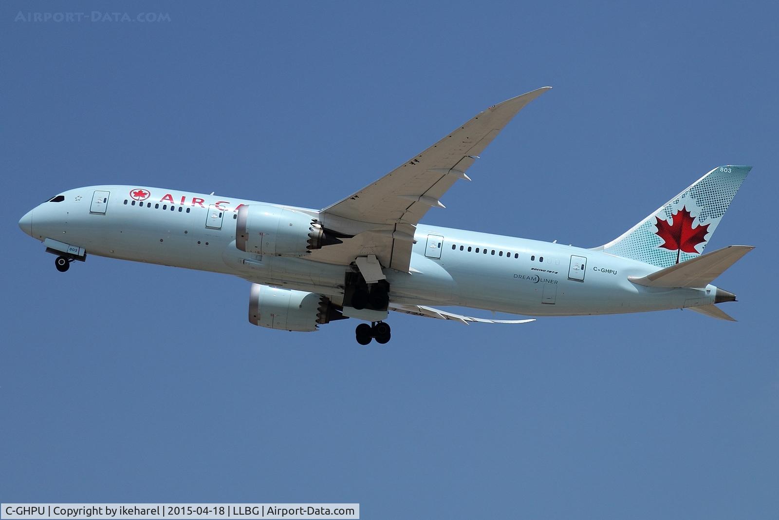 C-GHPU, 2014 Boeing 787-8 Dreamliner C/N 35259, T/O runway 26, en-route to Toronto.