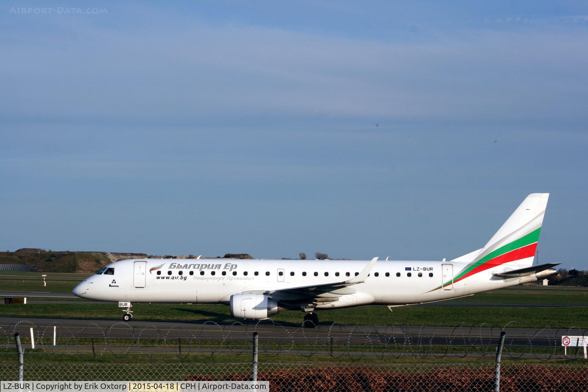 LZ-BUR, 2012 Embraer 190AR (ERJ-190-100IGW) C/N 19000551, LZ-BUR just arrived rw 04L