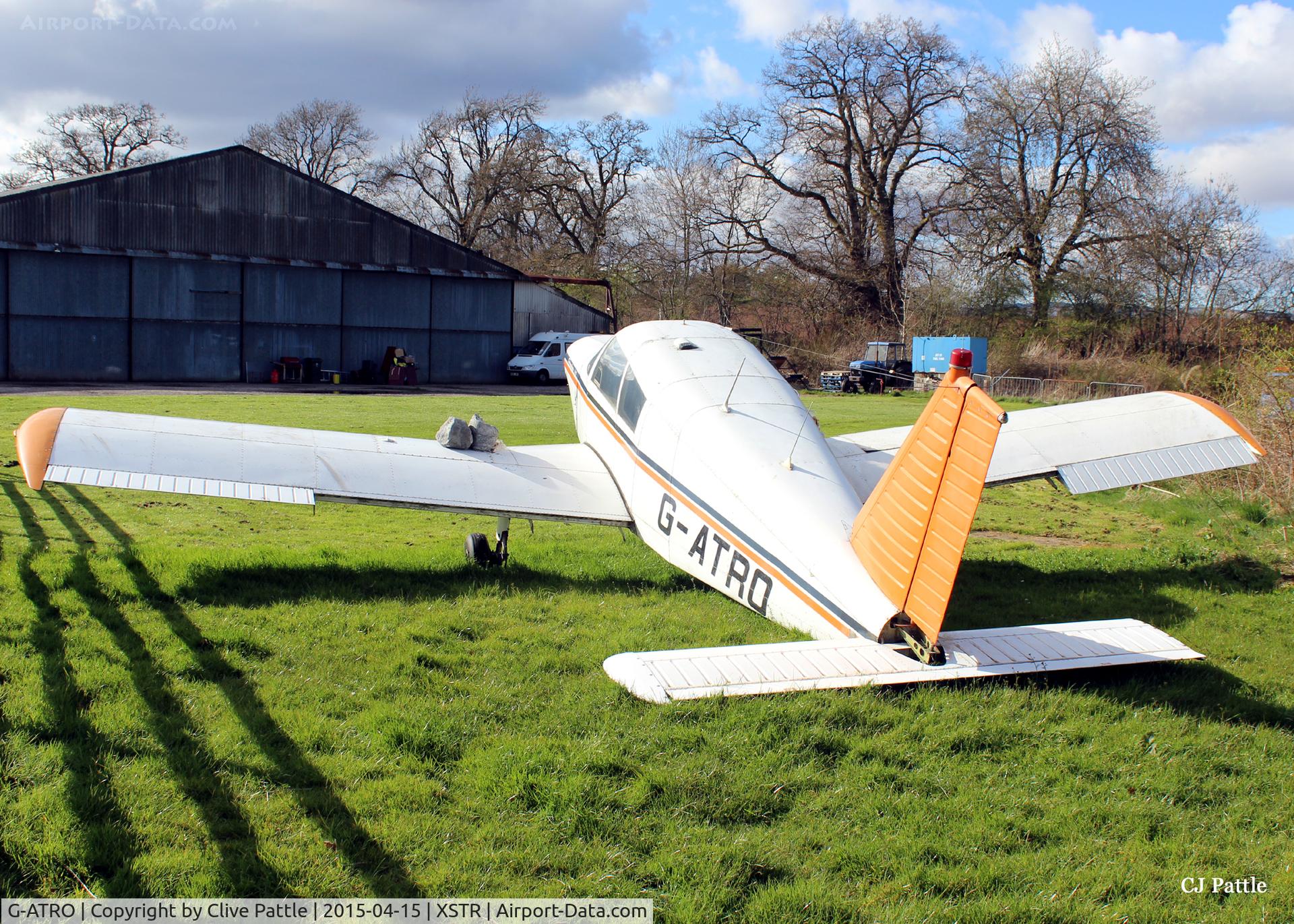 G-ATRO, 1966 Piper PA-28-140 Cherokee C/N 28-21871, Dumped at the Strathallan Airfield, XSTR, near Auchterarder, Perthshire, Scotland - the home of Skydive Scotland