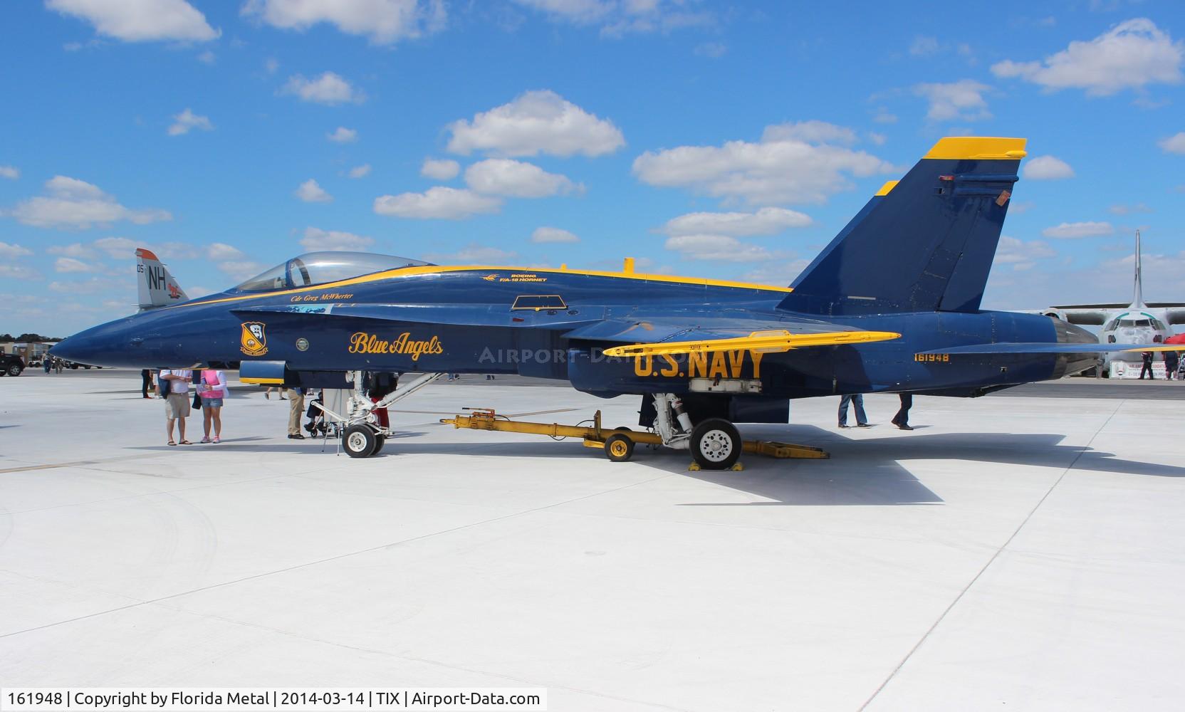 161948, McDonnell Douglas F/A-18A Hornet C/N 0157, Blue Angels F-18