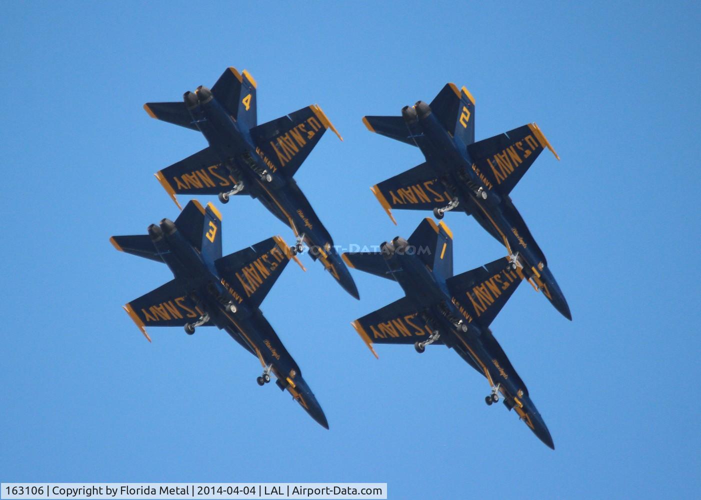 163106, McDonnell Douglas F/A-18A Hornet C/N 0495, Blue Angels